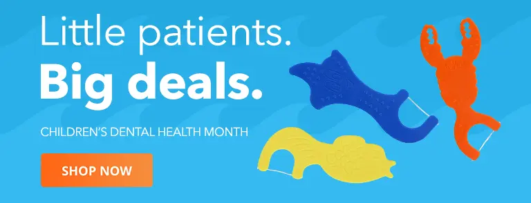Little patients. Big deals. Children's Dental Health Month