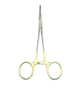 Gold Handle Mosquito Curved 5 Hemostat Gold Handle Mosquito Curved 5 Hemostat