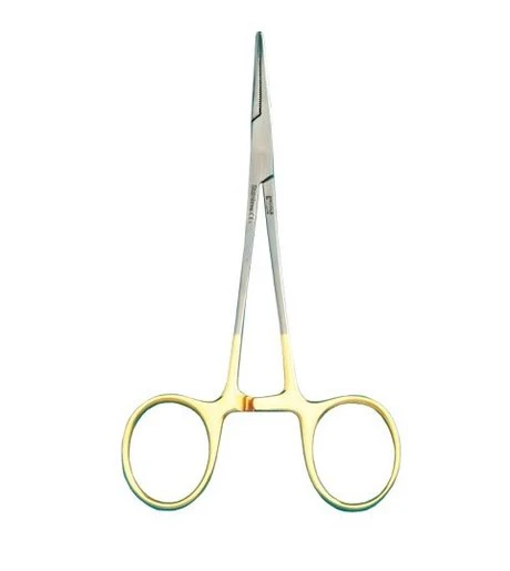 Gold Handle Mosquito Curved 5 Hemostat