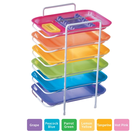 Plasdent Neon Tangerine Flay Tray, F Mini
