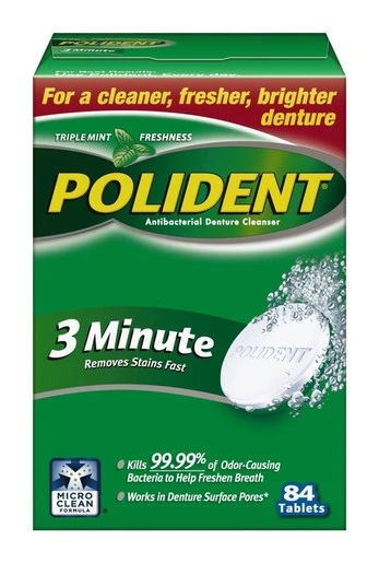 Polident 3 Minute Denture Cleanser