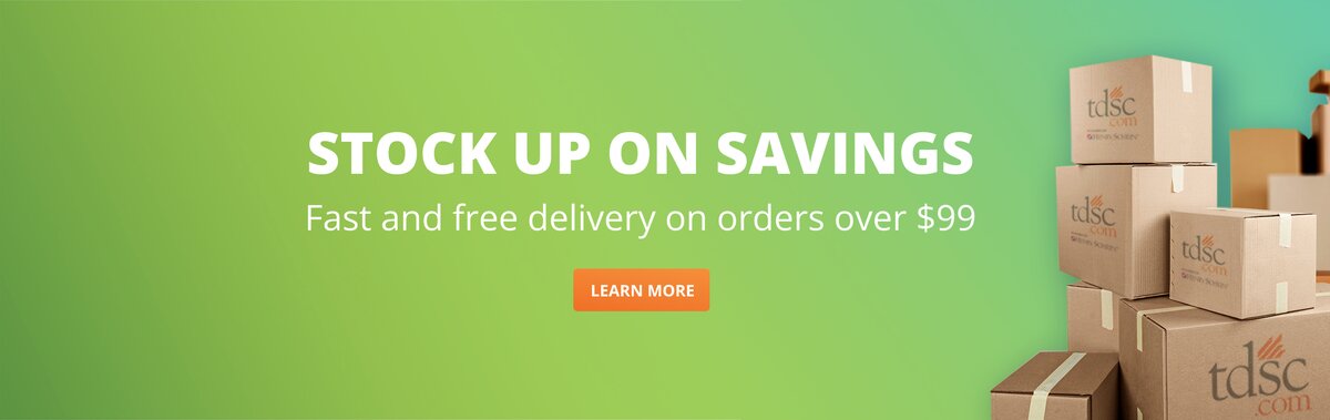 Stock Up On Savings - Fast and free delivery on orders over $99