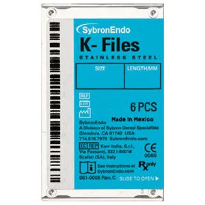 SybronEndo Stainless Steel K-Files 25 mm