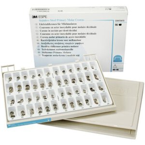 Stainless Steel Primary Molar Crowns Set