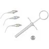 Messing Root Canal Gun Curved Complete Set