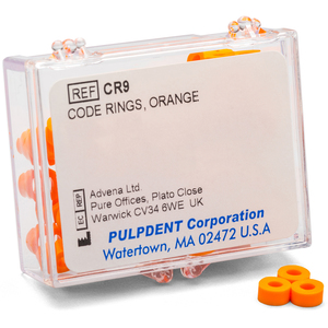 Pulpdent Code Rings, Orange