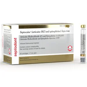 Septocaine Articaine HCl 4% with Epinephrine Septocaine Articaine HCl 4% with Epinephrine