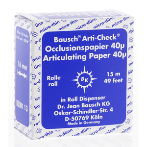 Arti-Check Articulating Papers, Roll in Dispenser