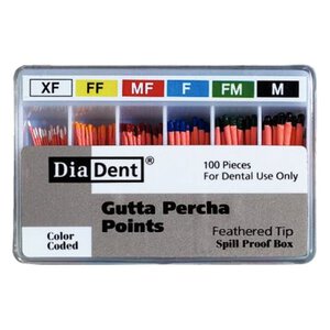 Feathered Tip Gutta Percha Points