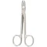 Wire Cutting Scissors Curved with One Serrated Blade