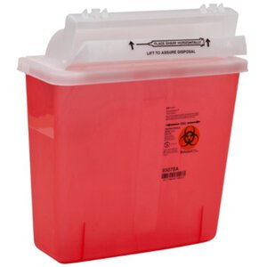 SharpSafety In-Room Sharps Container with the SharpStar Lid