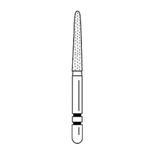 Two Striper Flame 253 FG Diamond Burs
