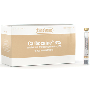 Carbocaine 3% Mepivacaine HCI