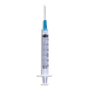 Luer-Lok Syringe with Attached Needle