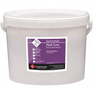 Excel Formula Heat Cure Denture Base Material Powder, 22 lb