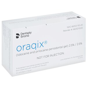 Oraqix Lidocaine and Prilocaine Periodontal Gel 2.5%/2.5%