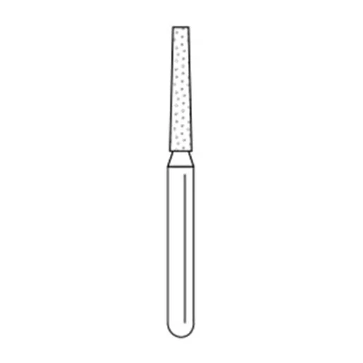 Solo Diamond Flat End Tapered Sterile Diamond Burs