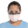 Fluidshield Level 3 Fog-Free Earloop Procedure Masks with WrapAround Visor