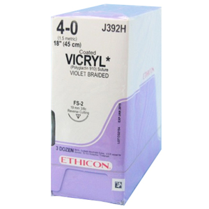 Reverse Cutting Vicryl Absorbable Sutures by Ethicon