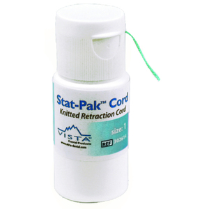 Stat-Pak Knitted Retraction Cord, Light Blue