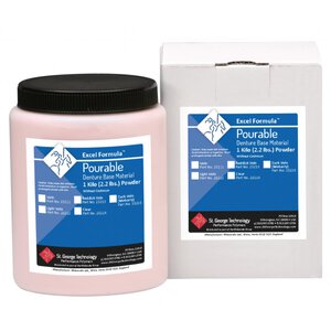 Excel-P FormulaPourable Denture Base Material Powder
