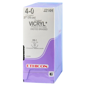 Taper Point Vicryl Synthetic Absorbable Sutures by Ethicon