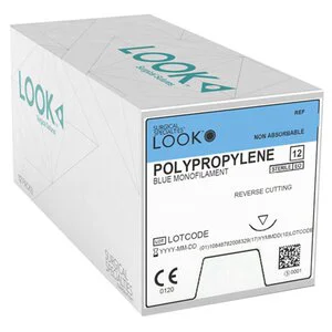 LOOK Reverse Cutting Non-Absorbable Sutures, Polypropylene LOOK Reverse Cutting Non-Absorbable Sutures, Polypropylene