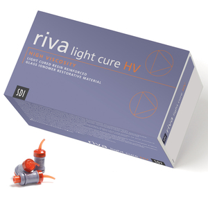 Riva Light Cure HV Glass Ionomer Capsules