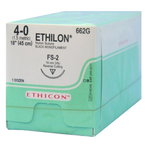 Reverse Cutting Ethilon Sutures by Ethicon