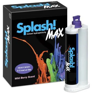 Splash Max Half-Time Set Impression Material Splash Max Half-Time Set Impression Material