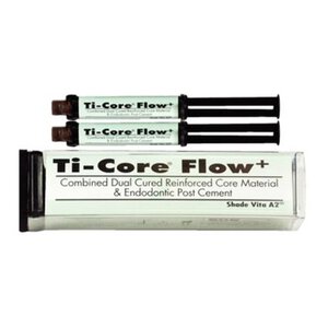 Ti-Core Flow+ Build Up Material and Post Cement