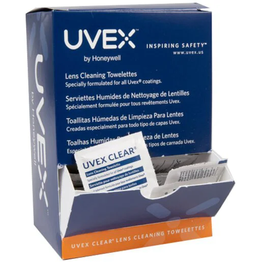 Uvex Clear Lens Cleaning Towelettes