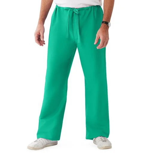 ComfortEase Unisex Reversible Scrub Pants with Drawstring