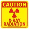 Caution Radiation Labels