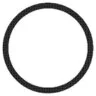 O-Ring, Buna-n, 0.056 Inner Diameter