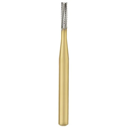 Great White Gold Series Flat End Straight Sterile FG Carbide Burs