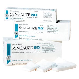 Syngauze 50 Non-Woven Non-Sterile 4-Ply Sponges