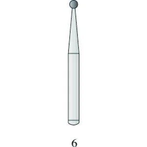 HSI Plain Round FG Carbide Burs, Operative, Non-Sterile