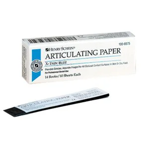 HSI Articulating Paper Strips Booklet HSI Articulating Paper Strips Booklet