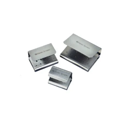 HSI Stainless Steel Bur Block, 17 Hole