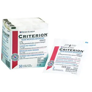 Criterion Non-Woven Sterile 4-Ply Sponges Criterion Non-Woven Sterile 4-Ply Sponges