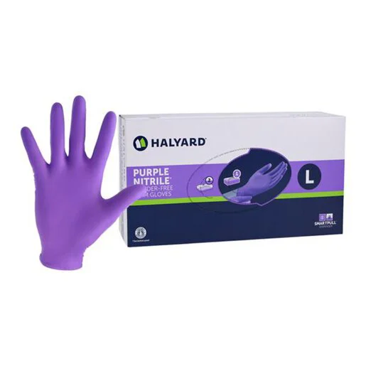 Purple Nitrile Exam Gloves