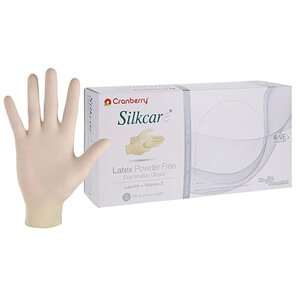 SilkCare Latex Exam Gloves
