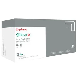 SilkCare Latex Exam Gloves