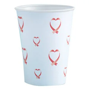 AHA Hearts Paper Drinking Cups AHA Hearts Paper Drinking Cups
