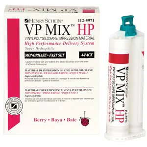 VP Mix HP Impression Material Fast Set Monophase Berry 4/Bx product image