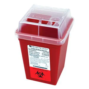 Sharps Container with Sliding Lid Sharps Container with Sliding Lid