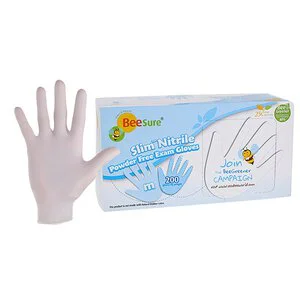 BeeSure Slim Nitrile Exam Gloves
