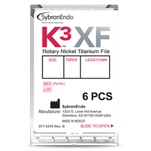 K3XF Nickel Titanium Rotary Files 30 mm