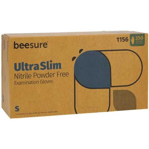 BeeSure UltraSlim Nitrile Powder Free Exam Gloves